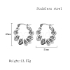 Stainless Steel Hoop Earrings for Women QX9021-2-1