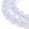 Grade A Natural Blue Lace Agate Beads Strands G-F222-29-8mm-1-2