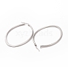 Tarnish Resistant 304 Stainless Steel Hoop Earring EJEW-P066-42P-2