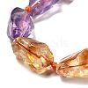 Natural Ametrine Beads Strands G-C179-C05-01-4