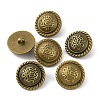 1-Hole ABS Plastic Shank Buttons BUTT-WH0015-67A-1