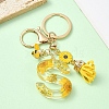 Resin & Alloy Enamel Keychain X1-KEYC-YW00134-19-1