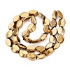 Electroplate Glass Beads Strands EGLA-Q134-02A-A02-2