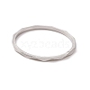 201 Stainless Steel Rhombus Finger Ring for Women RJEW-I089-52P-2