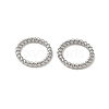 304 Stainless Steel Twisted Ring Linking Rings STAS-L300-005D-P-1