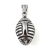 304 Stainless Steel Pendants STAS-K255-15AS-1