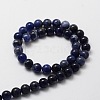 Natural Sodalite Round Beads Strands G-E329-6mm-39-2