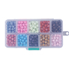 10 Colors Painted Glass Beads DGLA-JP0001-04-4mm-3