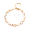 Natural Pearl Beaded Bracelets BJEW-D447-05G-01-2