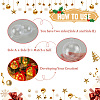 10Pcs Transparency Acrylic Christmas Balls Pendants DIY-CP0013-38A-6