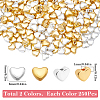 500Pcs 2 Colors Alloy Beads FIND-SP0002-21-2