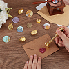 7Pcs 7 Styles Zinc Alloy Stamp Head AJEW-CP0008-57-3