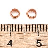 Brass Crimp Beads KK-S509-01RG-02-3