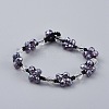 Handmade Glass Beads Bracelets BJEW-JB04673-02-1