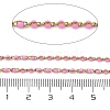 304 Stainless Steel Enamel Twisted Chains STAS-R100-40G-07-2