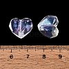 Baking Paint Transparent Glass Beads DGLA-N022-02I-4
