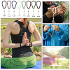 8Pcs 8 Colors Alloy Charm Bracelets BJEW-PH0004-69-5