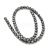 Non-magnetic Synthetic Hematite Beads Strands G-I365-16B-2