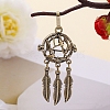 Tibetan Style Brass Hollow Bead Cage Pendants PW-WG52822-03-1