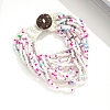 Bohemia Style Glass Beaded Multi-strand Bracelets for Women BJEW-G720-01C-1