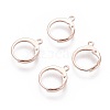 304 Stainless Steel Leverback Earring Findings STAS-D448-041RG-2