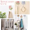  3Pcs 3 Colors Resin Rose Hook Hangers AJEW-NB0003-71-7