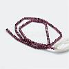 Natural Garnet Bead Strands G-P271-3mm-08-3