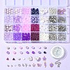 DIY Glass & CCB & ABS Plastic Imitation Pearl Beads Bracelets Mkaing Kits DIY-FS0007-17-7