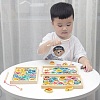 Wooden Magnetic Fishing Games AJEW-D066-01A-5