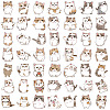 100Pcs PVC Adhesive Waterproof Stickers Self-Adhesive Stickers PW-WG0E3C4-01-5