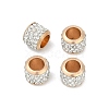 Alloy Rhinestone Clay Pave Beads ALRI-D300-01G-03-1