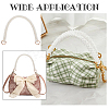 Plastic Imitation Pearl Beaded 3 Rows Bag Straps AJEW-WH0329-24-5