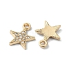 Alloy Rhinestone Pendants RB-P037-01G-03-2