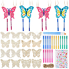 DIY Butterfly Wind Chime Making Kits DIY-FH0010-12-1