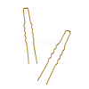 Hair Accessories Iron Hair Forks Findings OHAR-TAC0002-01G-2
