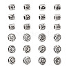 Alloy European Beads PALLOY-TA0002-19AS-RS-9