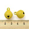 Spray Painted Brass Bell Pendants LS-KK-G281-H11-3