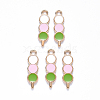 Alloy Enamel Pendants ENAM-N054-029B-1