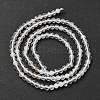 Natural Quartz Crystal Beads Strands G-B145-A02-3mm-3