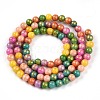 Natural Mashan Jade Beads Strands G-A255-A01-04C-2