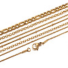 304 Stainless Steel Chain Necklaces NJEW-TA0001-11G-4