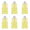 Transparent Resin Pendants HJEW-TAC0007-02B-1