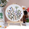 DIY Flower Pattern Embroidery Kits for Starter PW-WG6B3E0-03-1