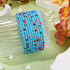 Resin Beads Bracelets BJEW-TAC0080-01B-4