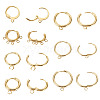 14Pcs 7 Styles 201/316 Stainless Steel Huggie Hoop Earring Findings STAS-TA0005-50-2