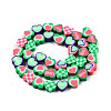 Handmade Polymer Clay Beads Strands CLAY-N010-078A-2