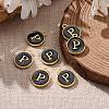Golden Plated Alloy Charms ENAM-S118-02P-5
