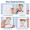 10 Sheets A5 Paper Loose Leaf Binder for Dried Flower Making DIY-WH0002-82A-4