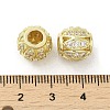 Rack Plating Brass Micro Pave Cubic Zirconia European Beads KK-F866-08G-3