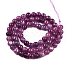 Natural Quartz Beads Strands G-R479-6mm-04-3